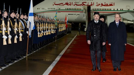 Arrivée à Moscou de Sa Majesté le Roi Mohammed VI