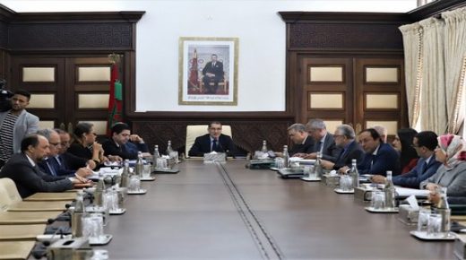 Tenue de la réunion hebdomadaire du Conseil de gouvernement sous la présidence du Chef du gouvernement M. Saâd Dine El Otmani. 07112019-Rabat
