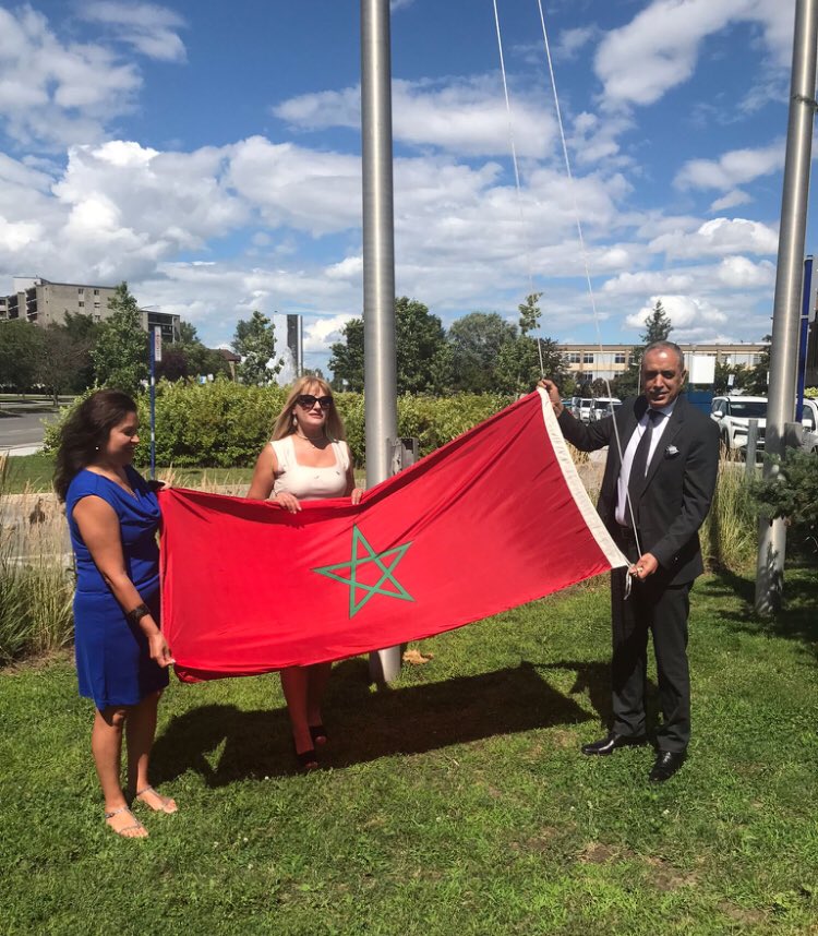 كندا.. العلم المغربي يرفرف عاليا بمناسبة عيد العرش المجيد