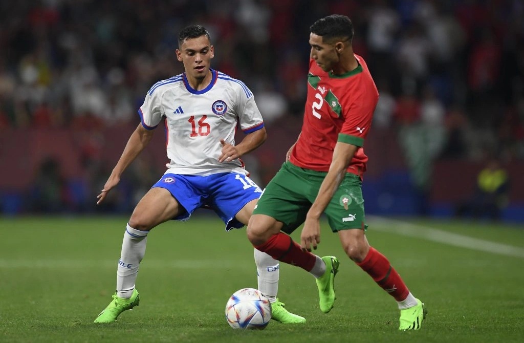 بأداء جيد في أول ظهور للركراكي.. المنتخب المغربي ينتصر بهدفين على الشيلي