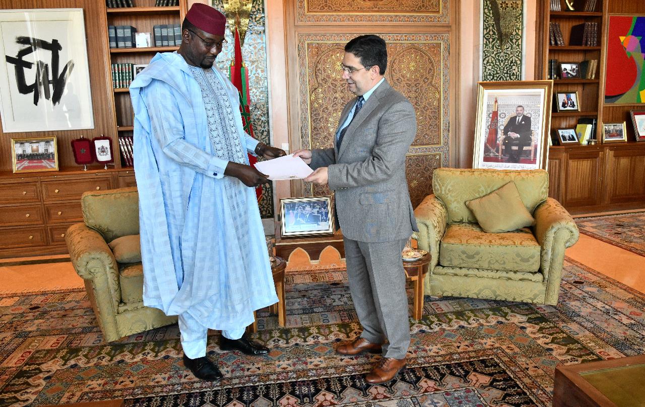 بوريطة يستقبل وزير الدولة النيجري حاملا رسالة من الرئيس بازوم إلى الملك محمد السادس